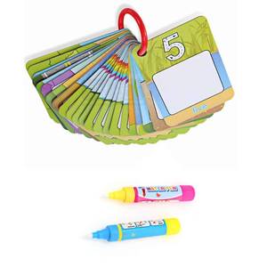 lot 8308 image: Little Bado Children Early Education Drawing Cards for Kids Water Painting Magic Doodle Card 26 Number Flah Learning Cards for Toddlers 3 4 Years with Magic Pen Learning Toy Gift for Toddlers Travel