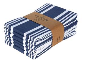 lot 8326 image: Urban Villa Kitchen Towels (20x30 Inches 6 Pack) Extra Large Premium Dish Towels for Kitchen Blue & White Dish Cloths Highly Absorbent 100% Cotton Kitchen Hand Towels with Hanging Loop Tea Towels