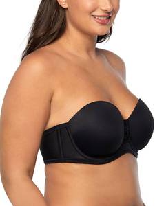lot 8346 image: Vanity Fair womens Beauty Back Smoothing Strapless (34b - 44dd) Bra, Midnight Black, 36B US
