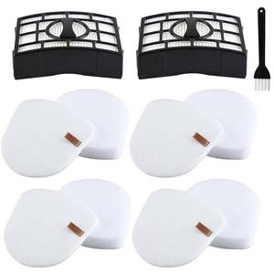 lot 8403 image: VIEWALL Replacement Filter for Shark UV725 UV650 ZU560 ZU560C ZU561 ZU562 ZU572 ZD201 ZD400 ZD402 Rotator Navigator Zero-M Lift-Away Speed Upright Vacuum, Part XFFK560, XHEPA560, XHFZD400, XFFKZD400