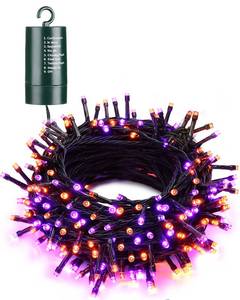 lot 8450 image: Flacchi Multi-Color Christmas Lights, 66 ft 200 LED Battery Operated String Lights Waterproof 8 Modes & Auto Timer Mini Lights for Xmas Decorations, Home, Party, Holiday Decor Outdoor Indoor