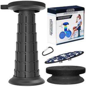lot 9041 image: Upgraded XXL Collapsible Stool with Cushion 20.4, 550lbs Max Weight, Wider & Taller Pop Up Seat, Heavy Duty Portable Retractable Folding Chair or Travel Foot Rest, Gift for Camping & Outdoors