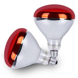 lot 9049 image: Lamp 250 Watts Heat Bulbs, R40 Brooder Heat Lamp for Chickens, Infrared Reflector Heat Bulbs for Brooder Heater, Incandescent Heating bulb for Pet, Light Therapy, Bathroom, Food (2 Pack)