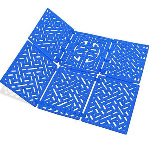 lot 10146 image: BoxLegend Shirt Folding Board t Shirts Clothes Folder Durable Plastic Laundry folders Portable Folding Boards for Travel Blue