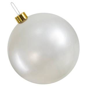 lot 10148 image: Inflatable Christmas Ornaments,18 25 Christmas Oversized Ornament,Christmas Ball Decorations Indoor Outdoor, Use as Festive Yard Decoration (White, 25)