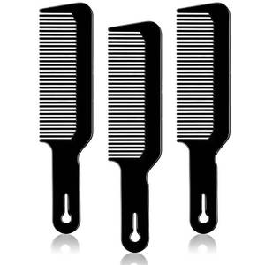 lot 10151 image: Barber Combs - Hair Cutting Combs for Clipper-cuts, Flattops (Black)
