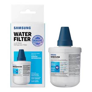 lot 10211 image: Samsung Genuine Filter for Refrigerator Water and Ice, Carbon Block Filtration for Clean, Clear Drinking Water, 6-Month Life, HAFCU1XAA, 1 Pack