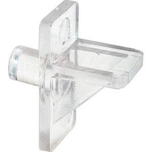 lot 6064 image: Prime-Line U 10136 14 In., Clear Plastic, Shelf Support Peg (8 Pack)