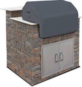 lot 6099 image: Covers & All Rectangle Table Top Cover, 12 Oz Waterproof UV & Weather Resistant Patio Table Cover, Outdoor Table Cover for Patio Outdoor Furniture & Coffee Table (36 W x 26 D x 24 H Inches, Gray)