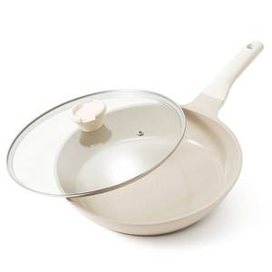 lot 6115 image: Redchef Ceramic Non Stick Frying Pans Skillet with Lid, 11.5 Inch Frying Pans Nonstick, Nonstick Frying Pan, Non Toxic, PFAS PFOA & PTFE Free, Compatible with All Cooktops
