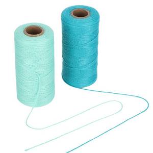 lot 6154 image: Oumefar 2 Rolls Pure Cotton Yarn,84 Warp Thread Weaving Thread Warp Tapestry Thread for Knitting Tatting Carpet Tapestry Crafts Cotton Weaving Yarn