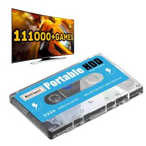 lot 6155 image: Kinhank 500G Portable External Game Hard Drive Disk, Built-in 111000 Games, Batocera 33 Game System, for LaptopPCWindows, (No Gamepad)