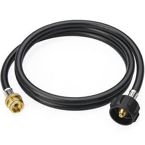 lot 6205 image: CALPOSE 6 Feet Propane Adapter Hose, 1lb to 20lb Adapter Converts 1lb Appliances to 5-40lb Tanks, Gas Hose for Weber Q, Coleman Grill, Buddy Heaters and More