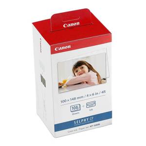 lot 6217 image: Canon 3115B001 (KP-108IN) Color Ink & Paper Set ClearCyanMagentaYellow