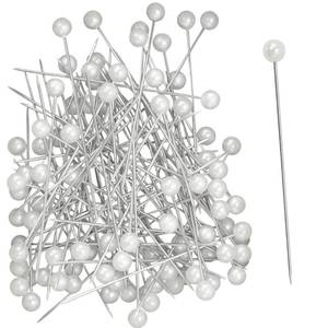 lot 6249 image: Iconikal Corsage Boutonniere Pins, Round White Pearl Head, 270-Count
