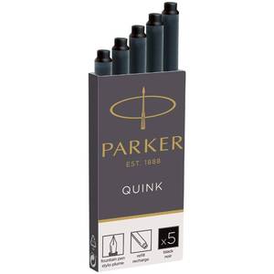 lot 6275 image: Parker 1950382 Quink Fountain Pen Refill Box of 5