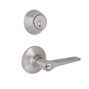lot 6300 image: Freedom Satin Nickel Single Cylinder Combo Pack