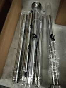 lot 6335 image: Shower Curtain Rod Silver