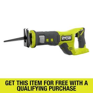 lot 6353 image: ONE 18V Cordless Reciprocating Saw (Tool Only) - Retail $99