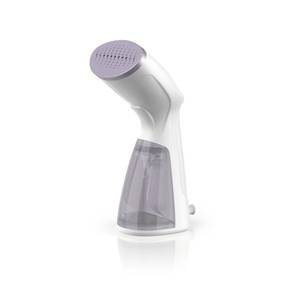 lot 6355 image: BLACKDECKER Compact Handheld Steamer, HGS012P, 25-Second Heat Up, 1000 Watts, Removes Wrinkles from Fabrics, Clothing and Upholstery