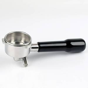 lot 10036 image: 54mm Portafilter Double Spout Compatible with Breville Bambino Plus (BES500) Infuser (BES840XL) 54mm Breville Barista Series-ABS Handle