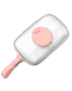 lot 10046 image: Skip Hop On-The-Go Wipes Dispenser, Grab & Go, Blush