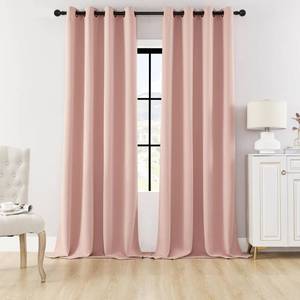 lot 10058 image: HUTO 108 Inches Long Blackout Bedroom Window Curtains Drapes - Antique Copper Thermal Insulated Privacy Protect Curtains Drpaeries for Living Room, 2 Panels, 52 x 108 Inch, Plum Purple