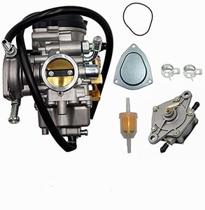 lot 10063 image: Partman 13200-39D42 Carburetor carb with fuel pump fit for SUZUKI King Quad 300 LTF300F 4x4 1999 2000 2001 2002 MODEL Y K1 K2 - Retail $96.89
