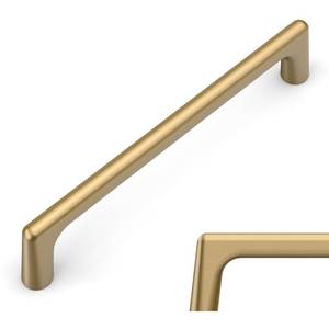 lot 10096 image: Amerdeco 10 Pack Champagne Bronze Cabinet Pulls 5 Inch(128MM) Hole Centers Kitchen Cabinet Handles Hardware Kitchen Handles for Cabinets Cupboard Handles Drawer Pulls ZH0041