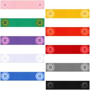 lot 10114 image: WILLBOND 10 Pieces Face Covering Strap Extender Face Covering Extension Hook Face Covering Ear Strap Extension Protector (Multicolor)