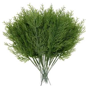 lot 10123 image: BSTCRAFT 30 pcs Artificial Pine Sprigs, Faux Pine Stems Greenery Picks for DIY Christmas Wreath Garland Centerpieces Xmas Decorations