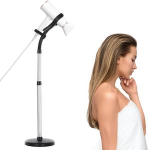 lot 10158 image: Rexwnadu Hair Dryer Holder Stand Blow Dryer Holder Adjustable Height 360 Rotation Stand Up Hair Dryer Heavy Duty Hairdryer Hands Free&nbsp