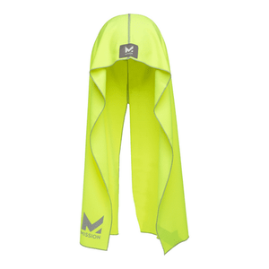 lot 10177 image: MISSION Cooling Hoodie Towel Hi Vis Yellow 2 Pack