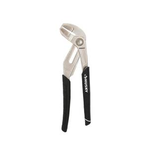 lot 10211 image: Husky 8 in. Groove Pliers with Quick Adjusting Joint and Straight Jaw
