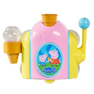 lot 10214 image: Toomies Peppa Pig Bubble Ice Cream Maker Bubble Bath Toy - Toddler Bath Toys Bubble Maker - Peppa Pig Toy with Foam-Producing Pump Action - Ages 18 Months and Up