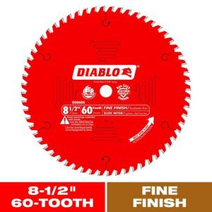 lot 10230 image: Freud D0860S Diablo Compound Miter Saw Blade 8-12 - Retail $86.59
