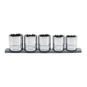 lot 6399 image: 12 In. Drive Metric X-Large Socket Set (5-Piece)