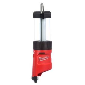lot 6412 image: Milwaukee M12 12V 400-Lumen LED LanternFlood Light Cordless Lithium-Ion 2362-20 - Retail $219.62