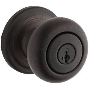 lot 6420 image: Kwikset Juno Keyed Entry Knob Featuring Smartkey Security�� in VB - Retail $153.54