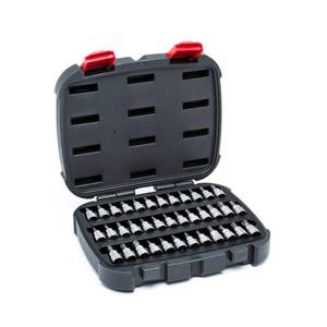 lot 7185 image: Husky Bit Socket Set 37 pc. 38 Inch Drive Master SAE Metric Alloy Steel With Case - Retail $99.89