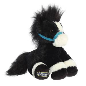 lot 8121 image: Aurora� Exquisite Breyer� Bridle Buddies Horse Stuffed Animal - Realistic Detailing - Imaginative Play - Black 11 Inches
