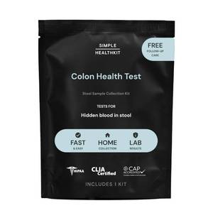 lot 8123 image: Simple HealthKit Colon Health FIT Home Test - At-Home Test for Colon Health - Free Follow-Up Care & Fast Lab Results