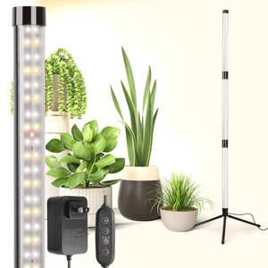 lot 8124 image: MTZRFLL Grow Light for Indoor Plants, 10 Dimmable Levels, 40W 162 LEDs Full Spectrum Vertical Plant Grow Light Lamp, Large Illumination Area, Height Adjustable, Auto OnOff Timer