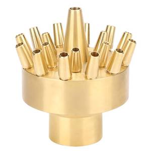 lot 8135 image: Fountain Nozzle, 1 Brass Pond Fountain Head Pool Sprayer Fountain Nozzle Garden Water Fountain Spray Nozzle Sprinkler Head Female Thread for Home Garden