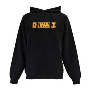 lot 8196 image: Weatherford Mens Large Black CottonPoly Hoodie Sweatshirt with Front Pocket and Logo