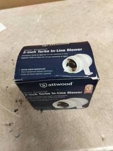 lot 8208 image: Attwood 3in Turbo In-Line Blower