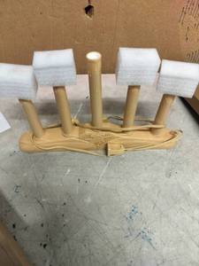 lot 8213 image: Vintage 80s Christmas Candolier