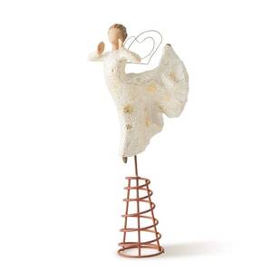 lot 9582 image: Willow Tree Song of Joy Tree Topper, Sculpted Hand-Painted Figure