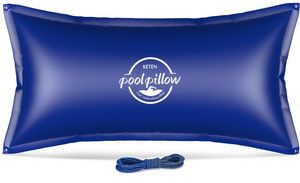 lot 9584 image: Keten Pool Pillows for Above Ground Pools 4x8FT, Heavy Duty Pool Pillows Float, Extra Durable 0.4mm PVC Winter Pool Air Pillow, Rope Included
