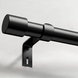lot 9585 image: IFELS Heavy Duty Curtain Rods for Windows 66 to 120 Inch, 1 Inch Black Curtain Rods for Outdoor, Farmhouse, Bedroom, Kitchen, Living Room, Adjustable Easy Install Curtain Rods (A2,Black,30-120)